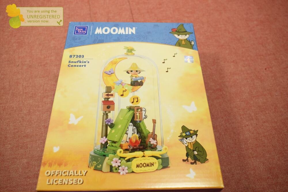 Pantasy Moomin Snufkin's Concert 221pc Brick Block Set 87203 -